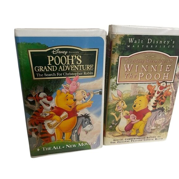 Vintage Disney Winnie the Pooh Kids VHS 90’s Set of 4 - Picture 8 of 9
